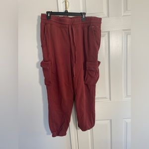 No Boundaries Burgundy Sweatpants